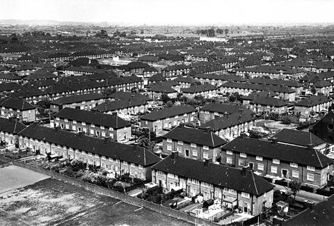 Becontree Estate, photo by Tony-Ray Jones, RIBA Collections