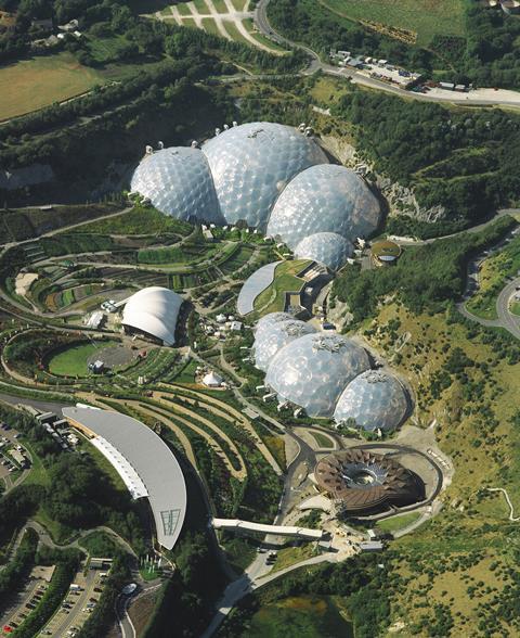 The Eden Project in Cornwall by Nicholas Grimshaw