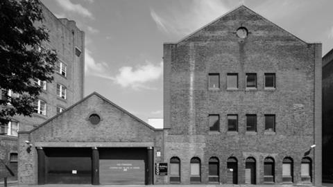 The Great Suffolk Street warehouse before it was extended to designs by Hawkins Brown