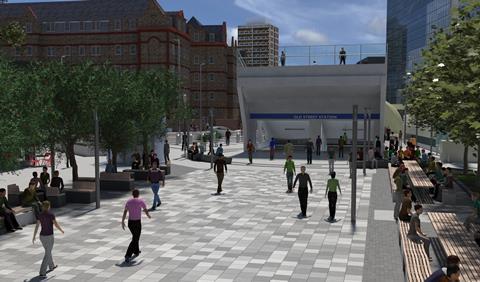 WSP's design for the new main entrance at Old Street Station. Hackney council dubs it an anti-social behaviour risk