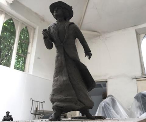 Emmeline Pankhurst maquette