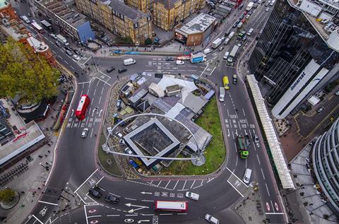 Old Street Roundabout in Autumn 2017