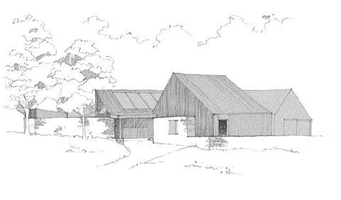 Haysom Ward Miller Architects - Lochside drawings - sketch elevation study