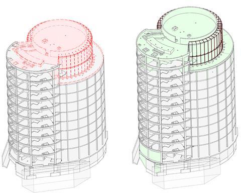 Foggo Associates' Asticus Building, as it would look with the addition of an extra storey