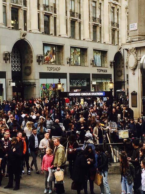 Oxford Circus this week