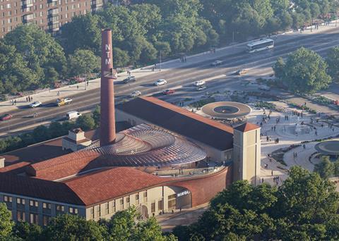 02_ZHA_Nikola Tesla Museum_Aerial_Render_by_Norviska
