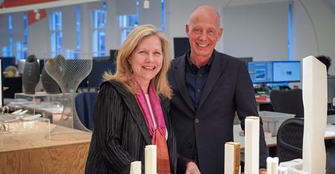 Martha Thorne of IE School of Architecture and Design and UNSTudio founder Ben van Berkel 