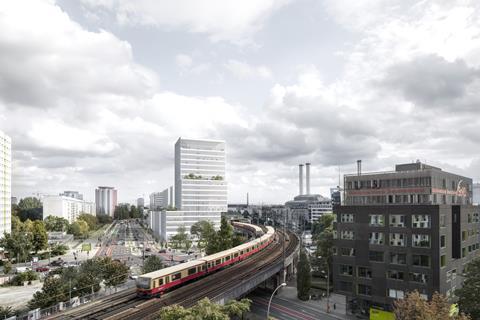 David Chipperfield Architects' winning proposal for an office tower in Berlin's Mitte district2