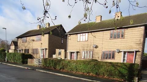 Airey-style houses in Oulton, West Yorkshire