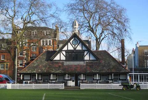 Westminster School's cricket pavilion, which was built in 1889