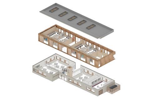 Design Engine's proposed design technology and engineering building at Stowe School 