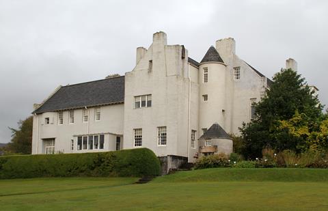 Hill House by Charles Rennie Mackintosh, pictured in September 2017