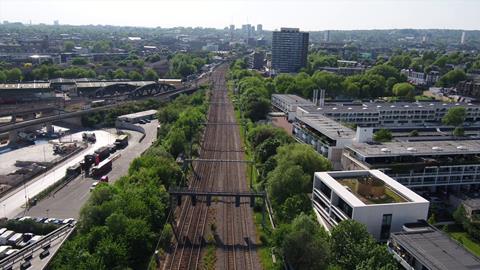 Aerial - Looking East from Western end