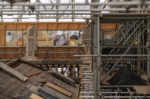 Blenheim visitor viewing platform