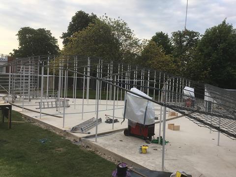 Under construction: Junya Ishigami's 2019 Serpentine Pavilion