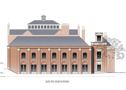 Drapers' Hall Coventry -SouthElevation_Prince's Foundation