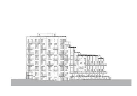 161-Folkestone Harbour-ACME-005-West Elevation