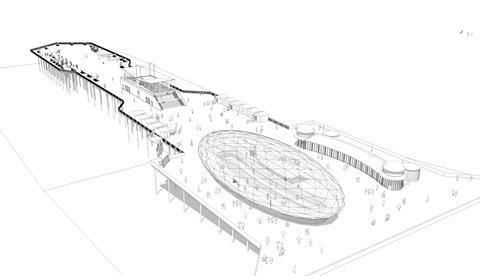 Hastings Pier phase 2, by dRMM