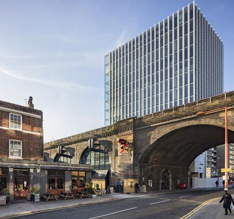 Part of the Low Line walking route in Southwark