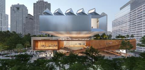 1) Aerial from Klyde Warren Park © Diller Scofidio + Renfro and MRC