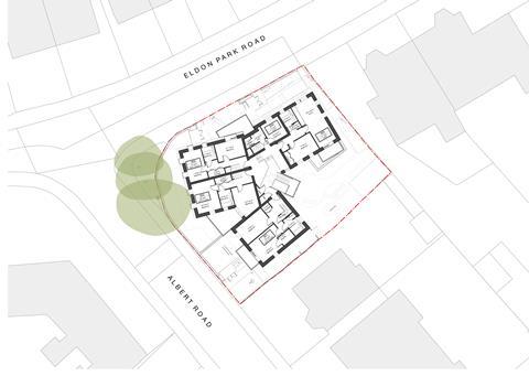 Stephen Davy Peter Smith Architects Norwood Jct 3rd-Proposed Third Floor Plan