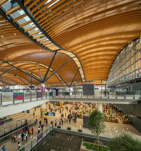 The Passenger Clearance Building in Hong Kong, by RSHP and Aedas