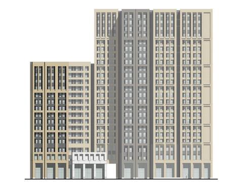 The Middlesex Street elevation of Architecture PLB's Aldgate proposals for Unite Students