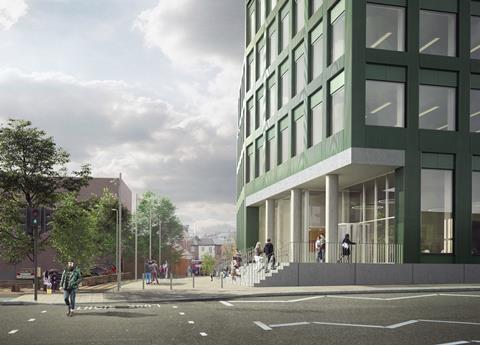 Proposals for Harrow Council's new civic centre, drawn up by a team led by Gort Scott Architects