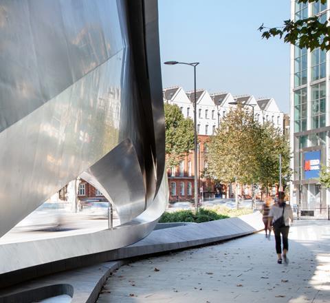 The Zaha Hadid billboard in west London