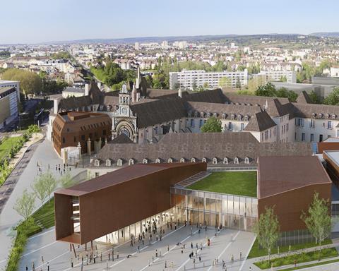 The Anthony Béchu-designed Cité Internationale Centre for Gastronomy and Wine in Dijon