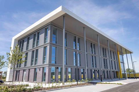 The Somerset Energy Innovation Centre uses Cedral cladding to reduce the building's solar gain.