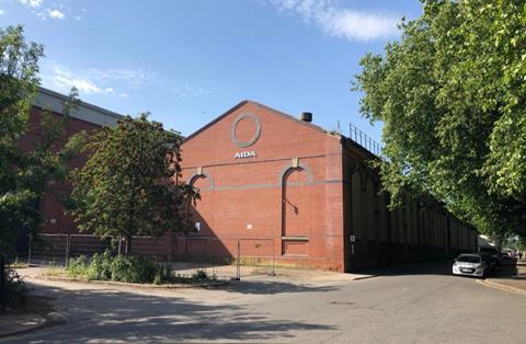 Part of the disused Aida Bliss factory in Derby, which WYG has been appointed to redevelop into up to 80 new homes