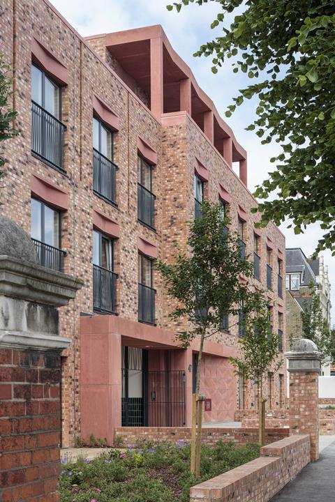 Gort Scott's Gainsford Road development in Walthamstow, designed for Pocket Living