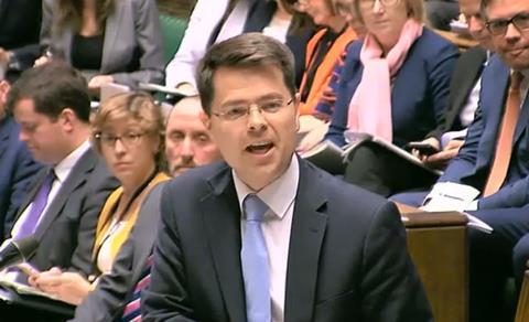 James Brokenshire in parliament on 30 April, 2018