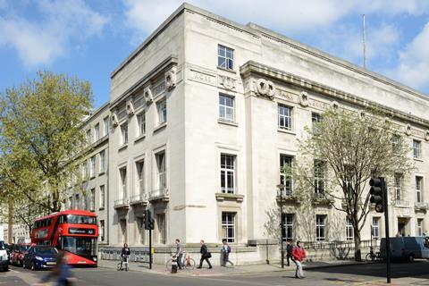 London School of Hygiene and Tropical Medicine from Gower Street