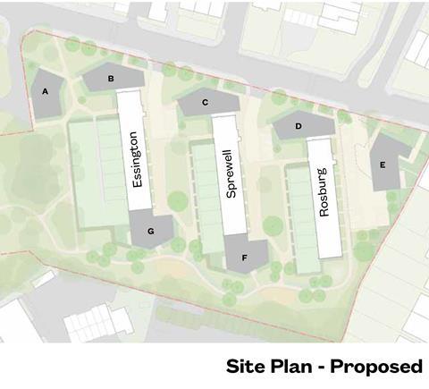 Mae's Kersfield Estate development - Proposed site plan