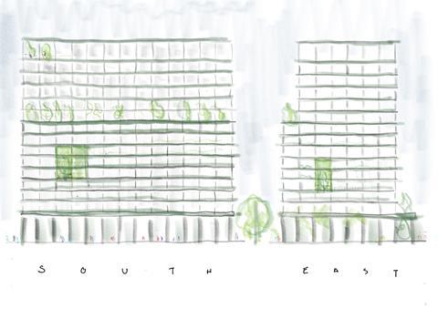 Morris and Co_HUF4_Elevation Concept Sketch