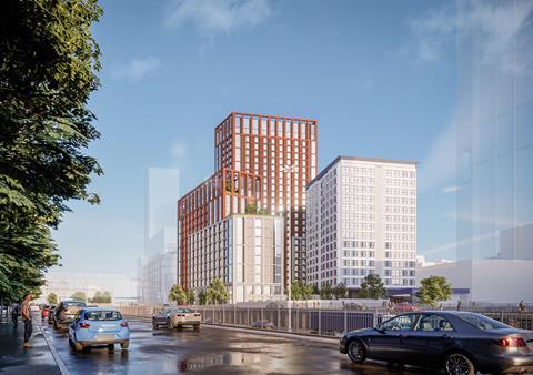 CGI of proposed development including phase 1 and phase 2 - for illustration purposes only. Credit - MLA (1)