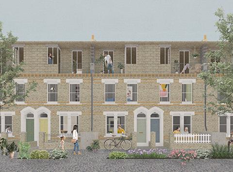 Jonathan Tuckey The Sustainable Terraced House scheme