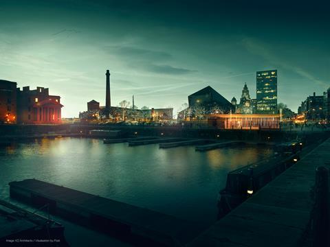 Albert Dock Welcome Pavilion, by K2 Architects