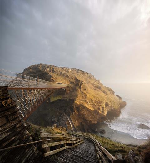 Winning Tintagel Bridge design - William Matthews and Ney