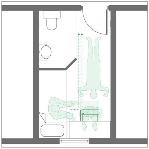 Cells are very tight spaces but through a simple redesign of the storage and furniture more activities can be accommodated