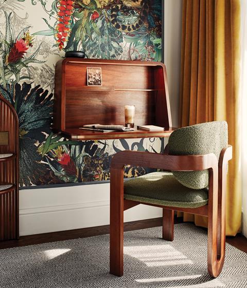 Studio Moren Hyde London City Main Green Detail high ©Ennismore & Heiko Prigge