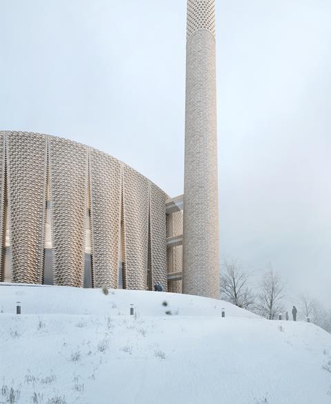 BRICK VEIL_close up snow_LUCA POIAN FORMS