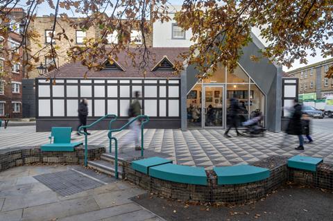 Church Street_Public Realm Cafe Elevation_Jan Kattein Architects Ltd