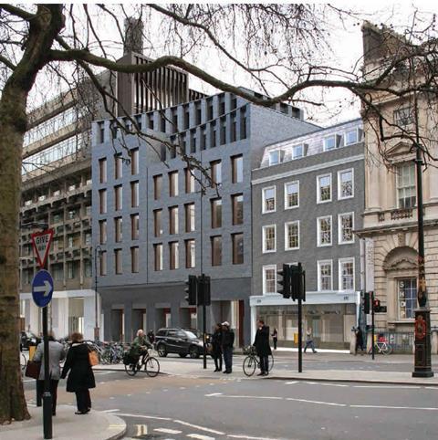 Hall McKnight Kings College London proposal for the historic Strand buildings