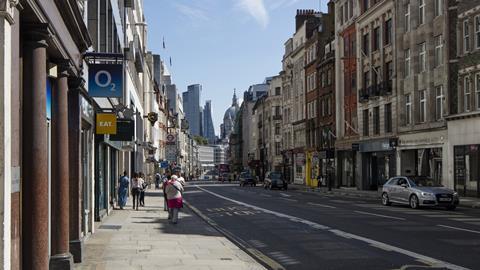 2026 - Fleet Street at Ludgate Hill - view looking east