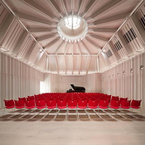 Ian Ritchie Architects - Royal Academy of Music - recital room