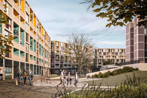 Whittam Cox's Park Hill student housing for Alumno, approved by Sheffield council