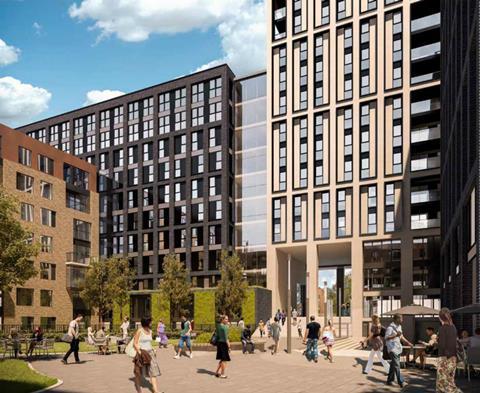 Leach Rhodes Walker Architects's New Monaco development proposed for Bristol Road in Birmingham
